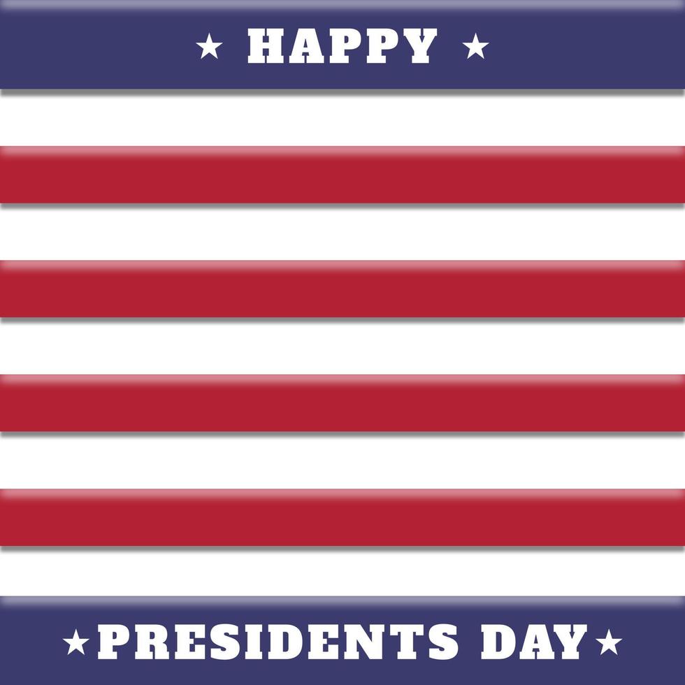 Presidents day template illustration. Template and background of presidents day vector