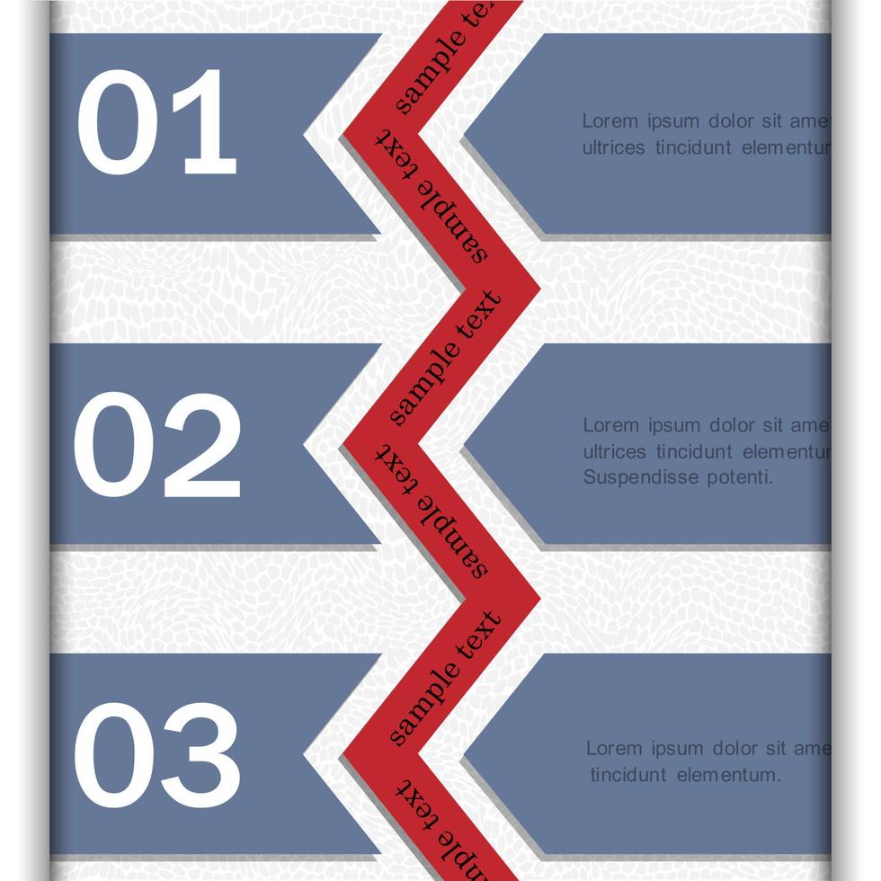 Paper banners for Infographics design vector