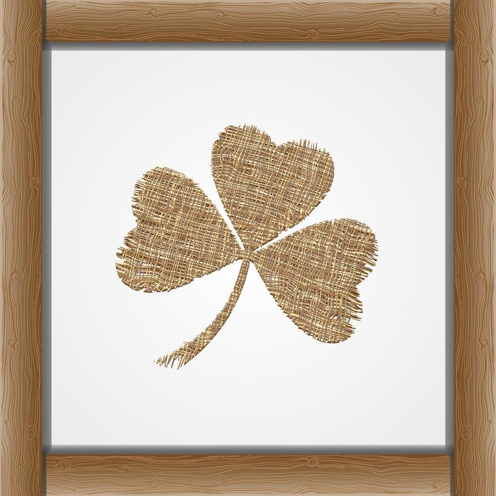 clover of burlap vector