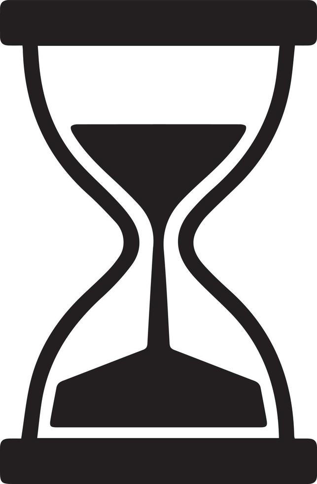 hourglass sandglass icon vector