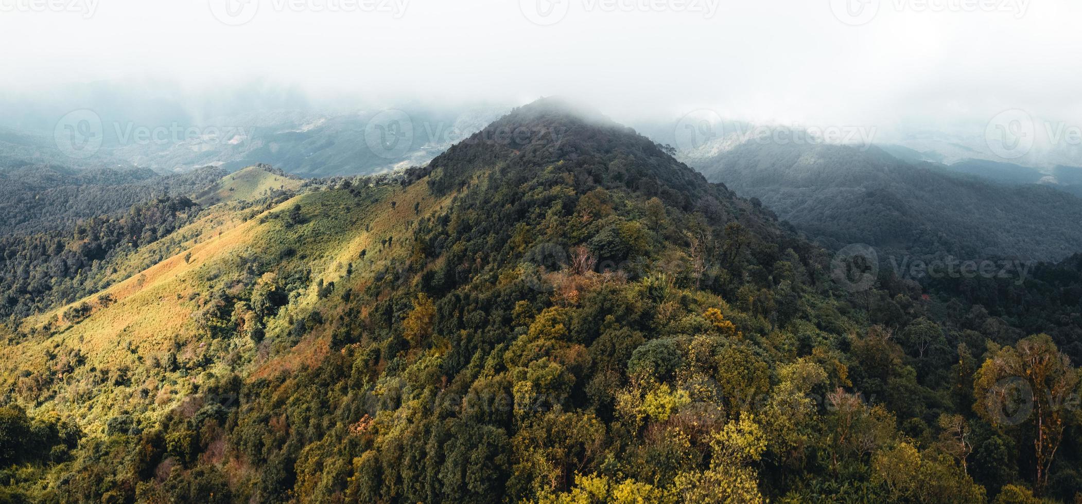 on the mountain during the day photo