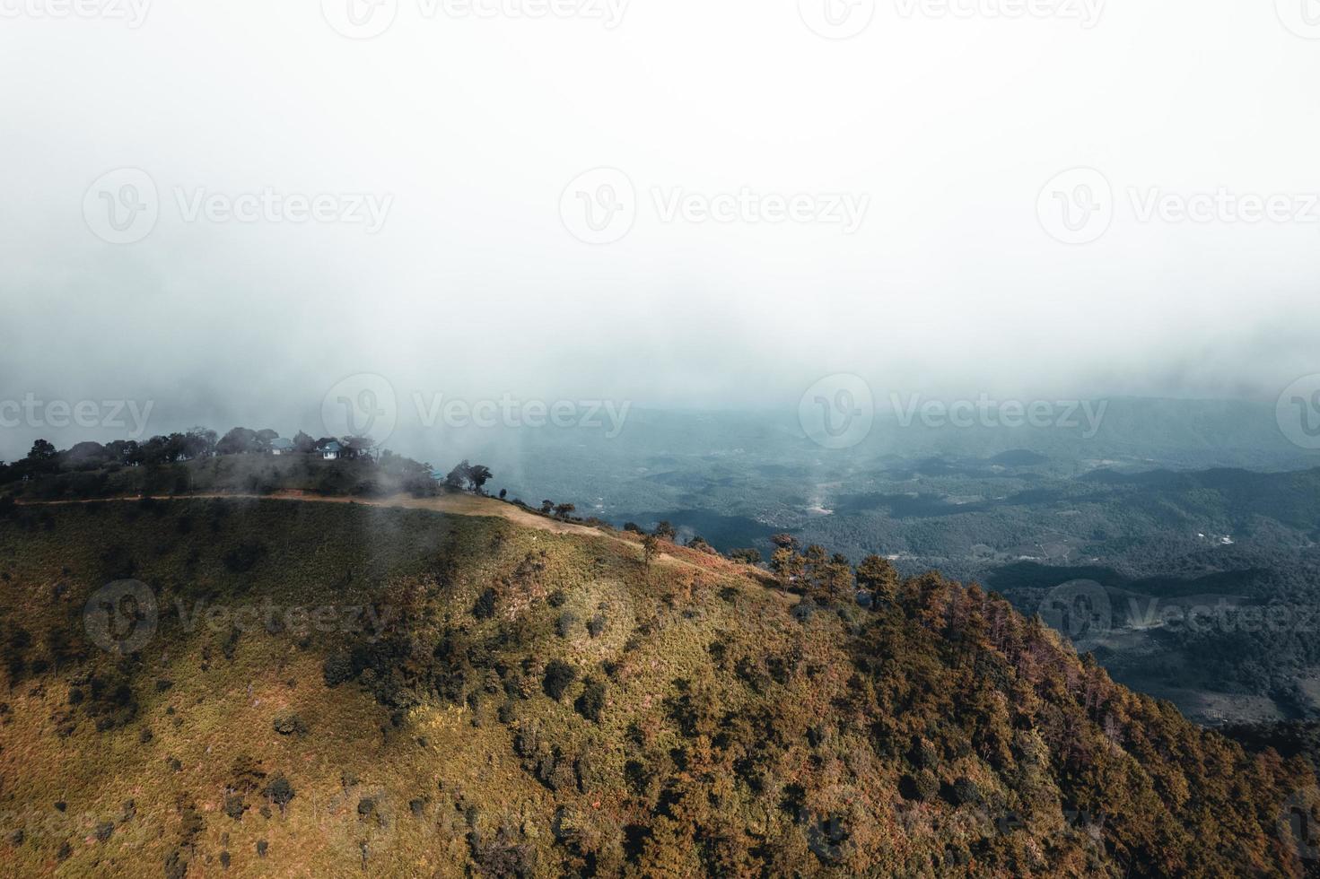 on the mountain during the day photo