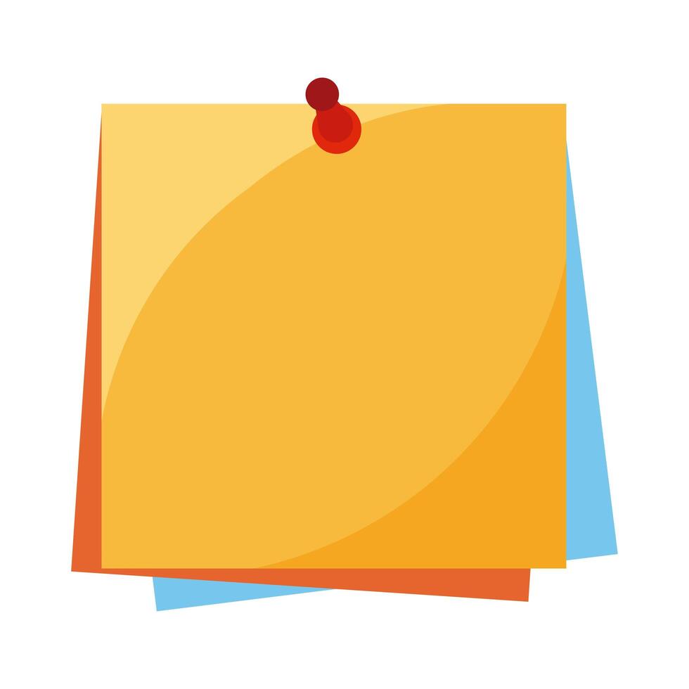 sticky notes design vector