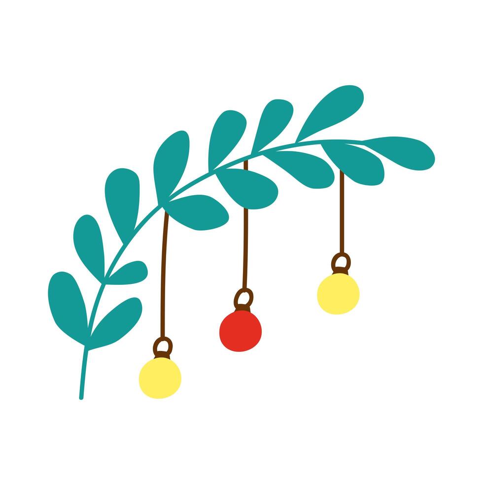 christmas light illustration vector