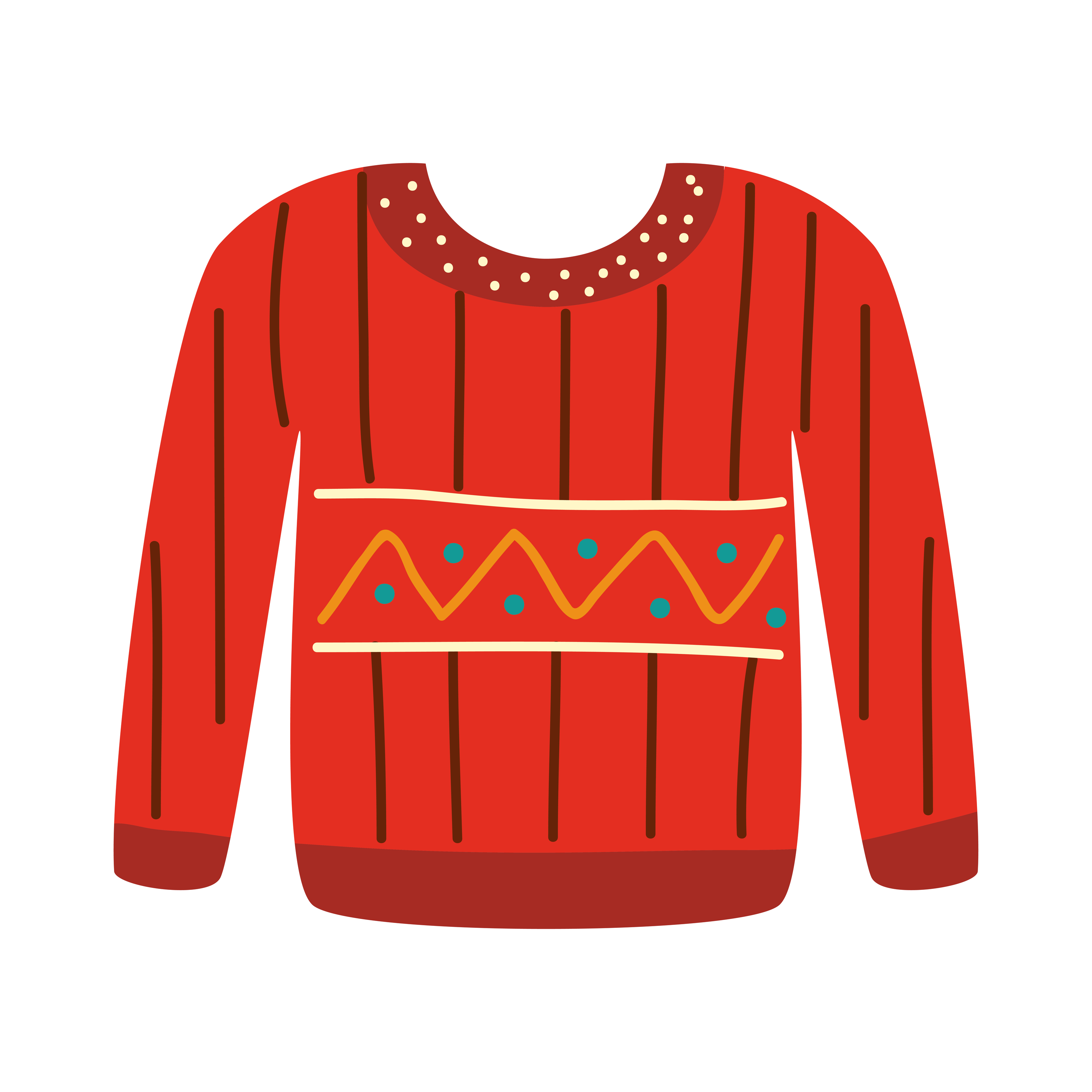 red christmas sweater 4621927 Vector Art at Vecteezy