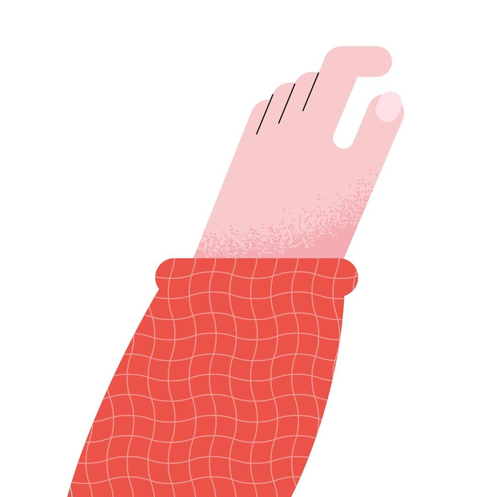 hand human up vector