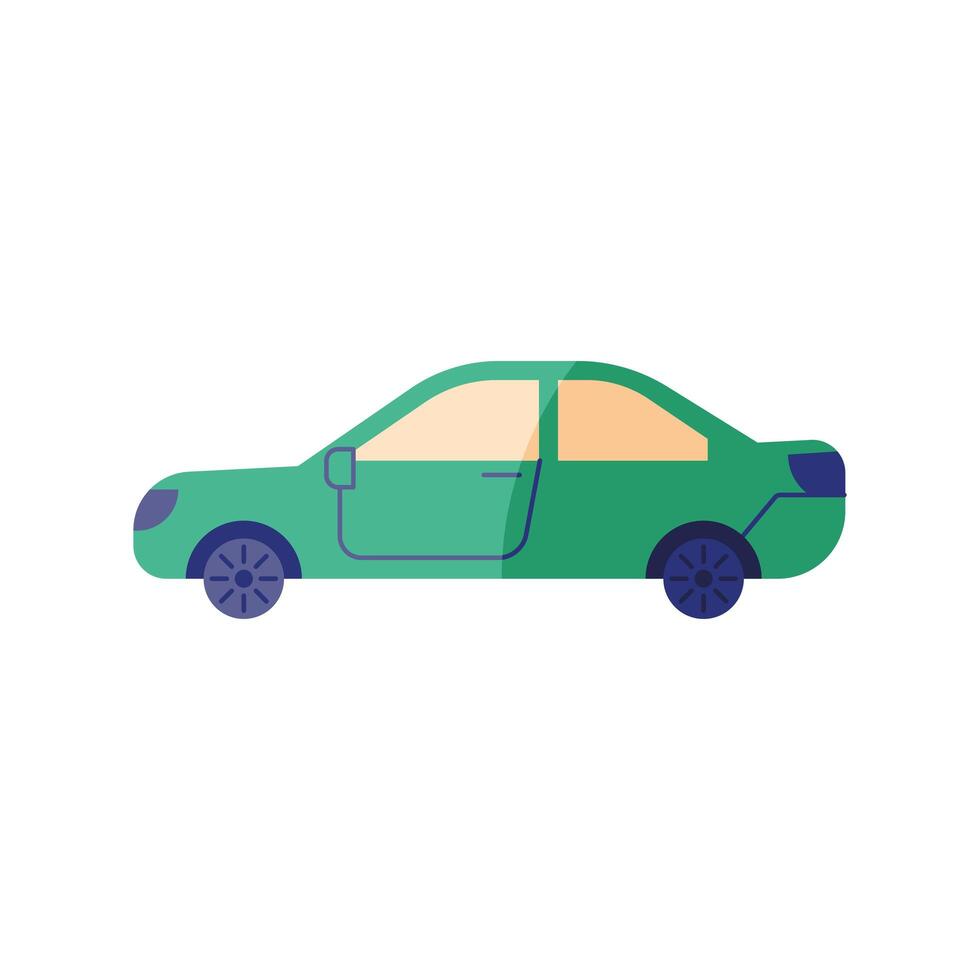 green car vehicle vector