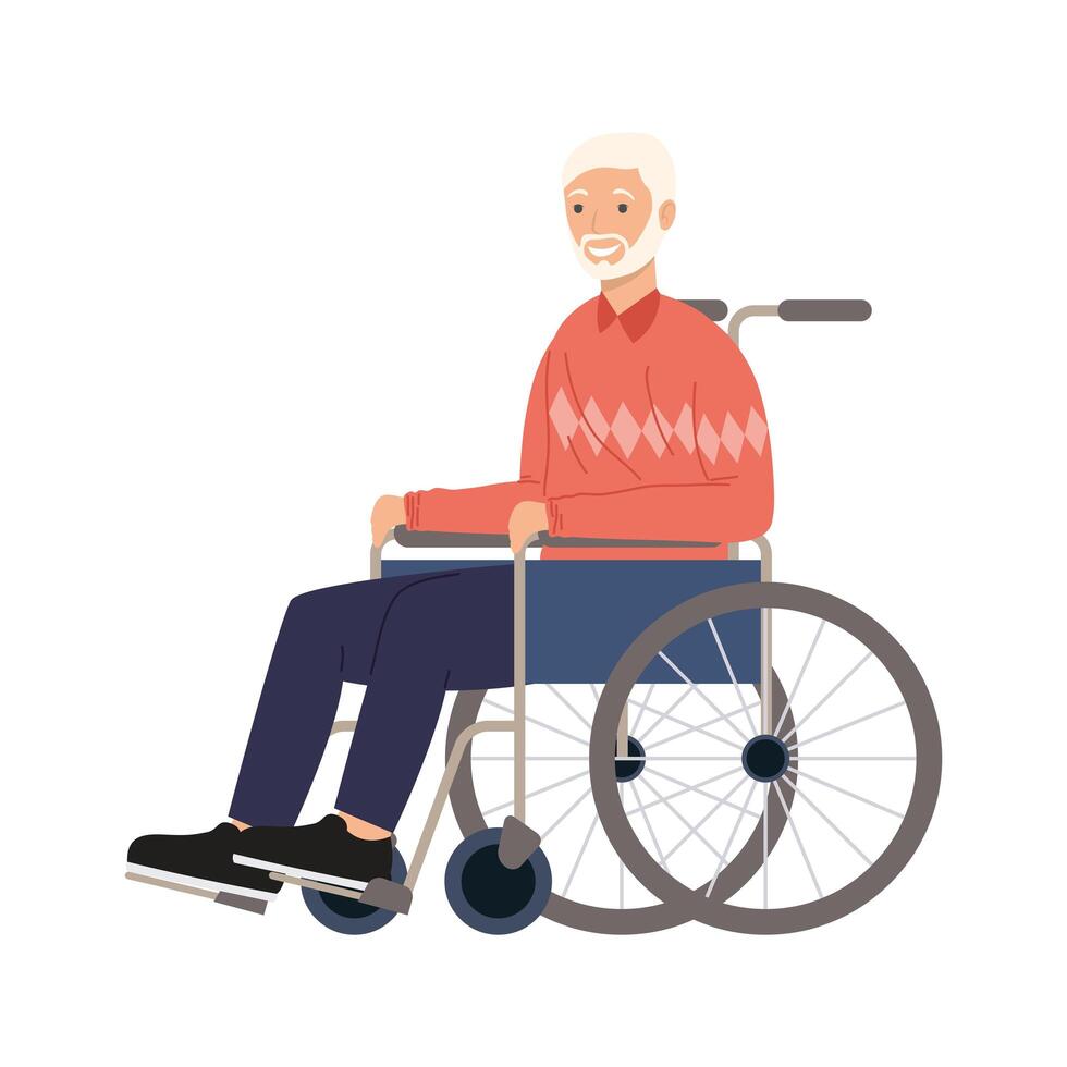 older man design vector