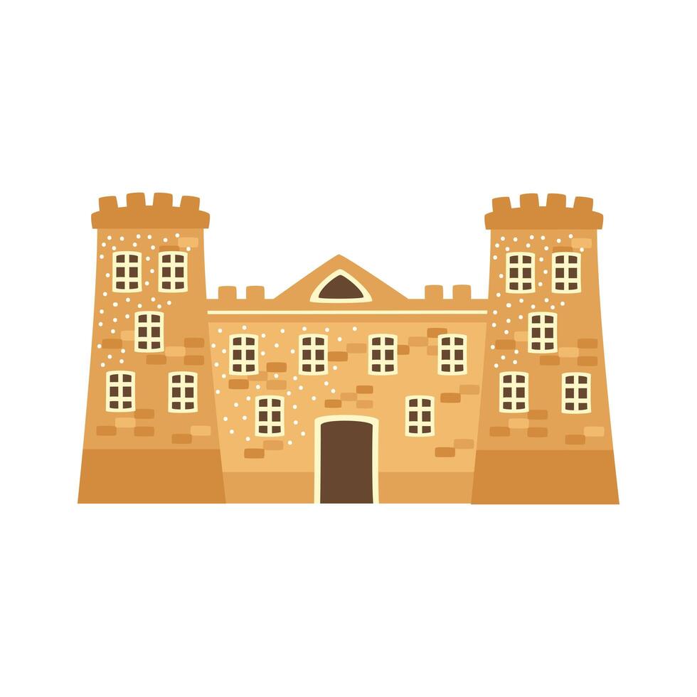 dublim castle ireland building vector