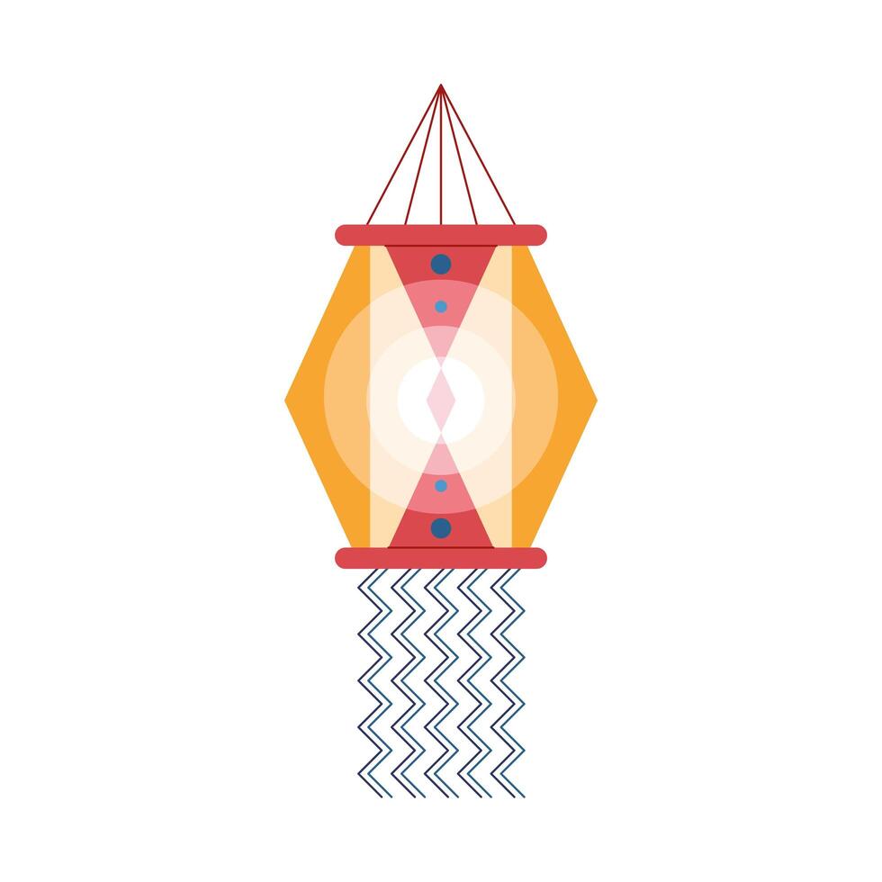 diwali decorative lamp vector