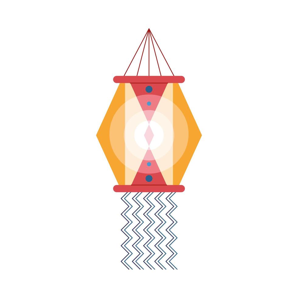 diwali decorative lamp vector