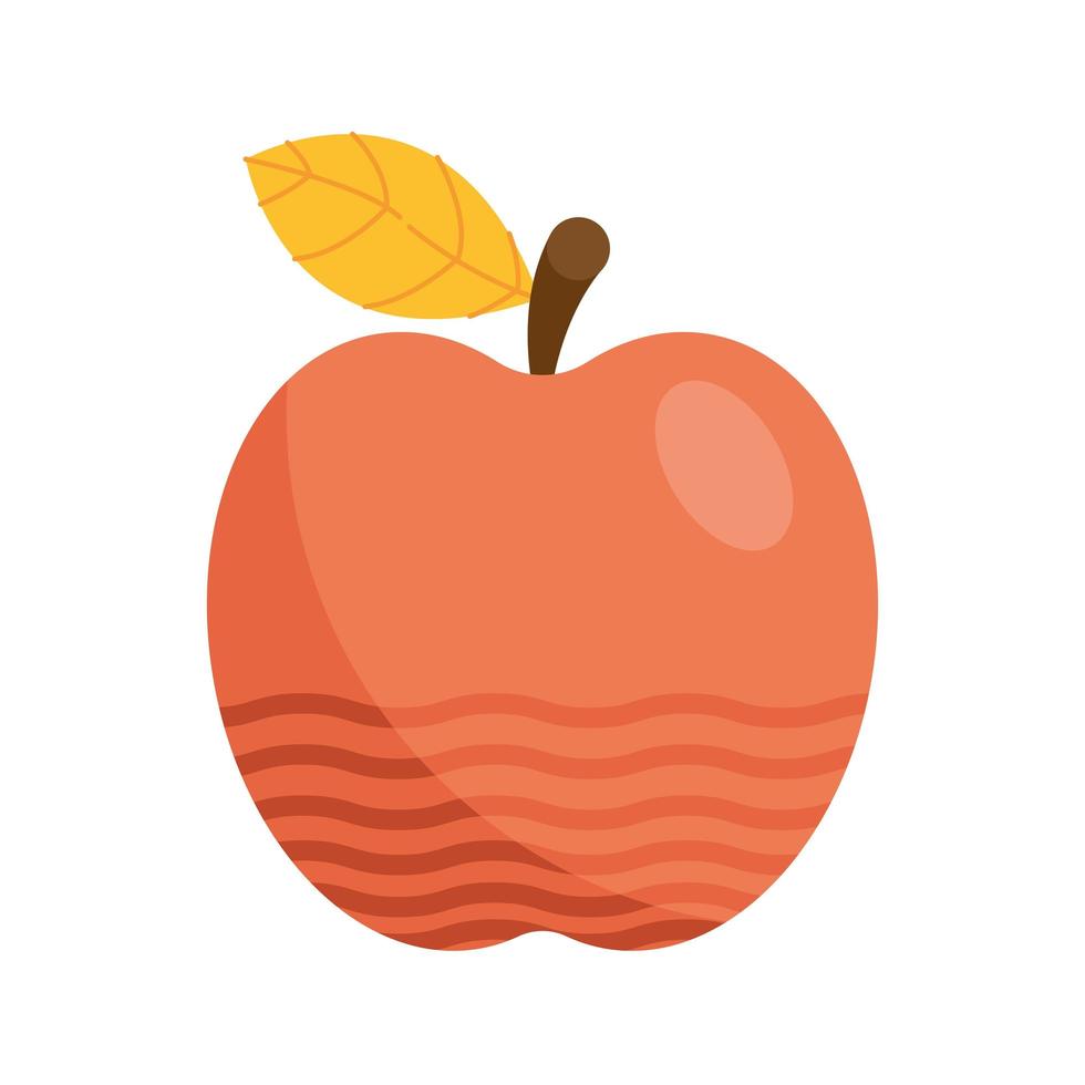 Isolated apple fruit vector