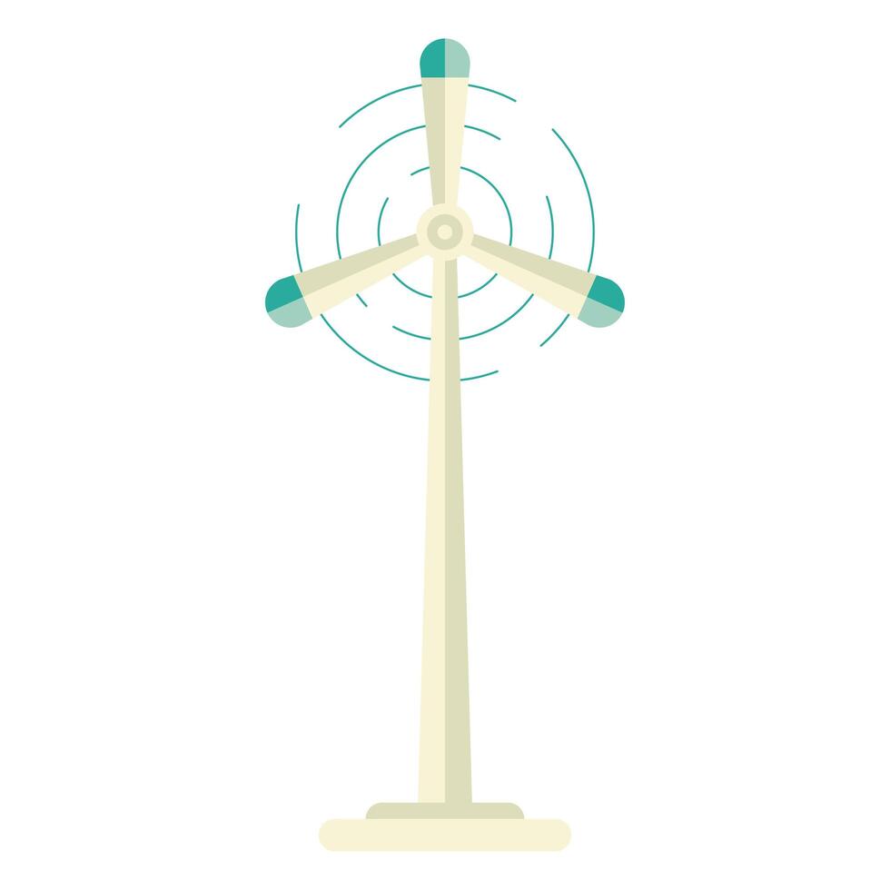 windmill turbine icon vector