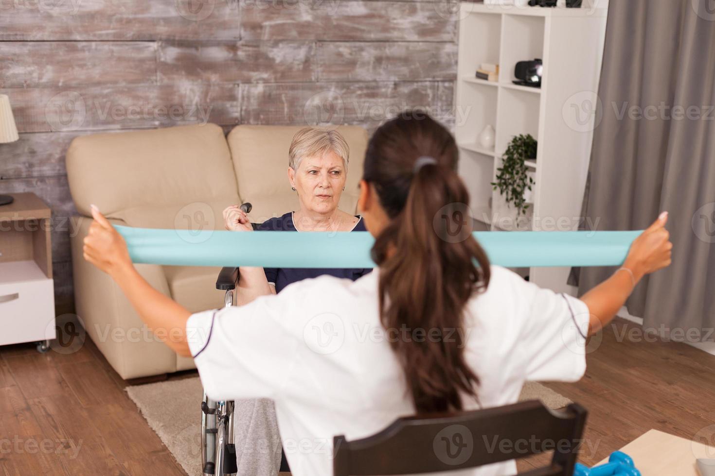 Nurse helping with recovery photo