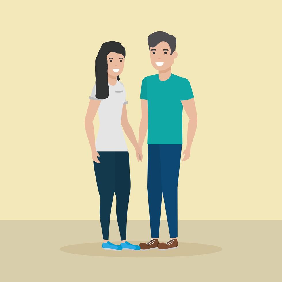 people family flat design image vector