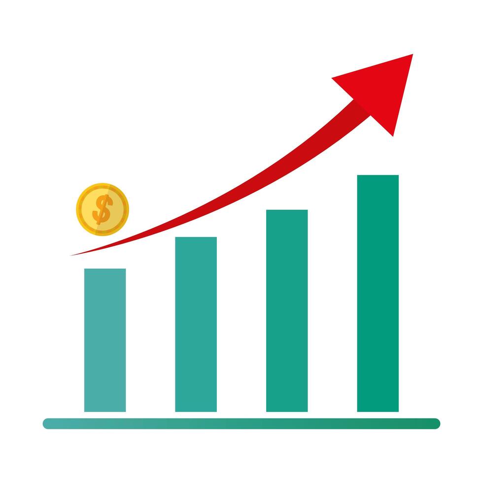 imagen de diseño de productividad de éxito empresarial vector