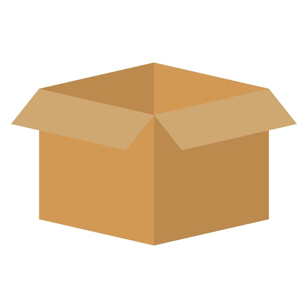 carton box packing isolated icon vector