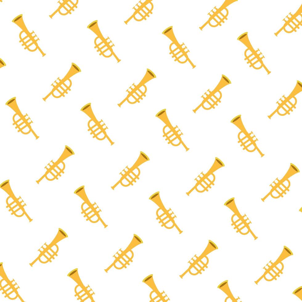 trumpets air instruments musical pattern vector