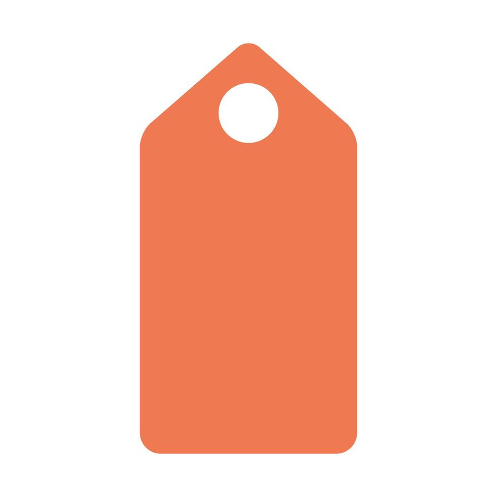 commercial tag hanging isolated icon vector