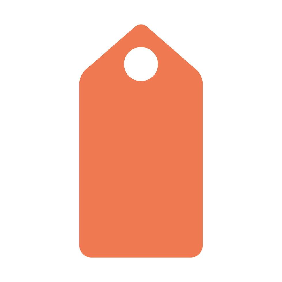 commercial tag hanging isolated icon vector