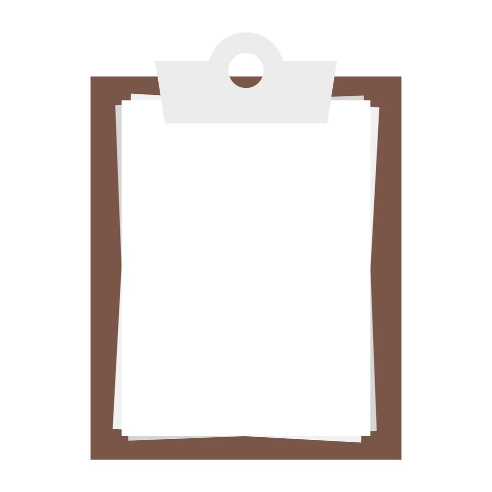 checklist clipboard documents isolated icon vector