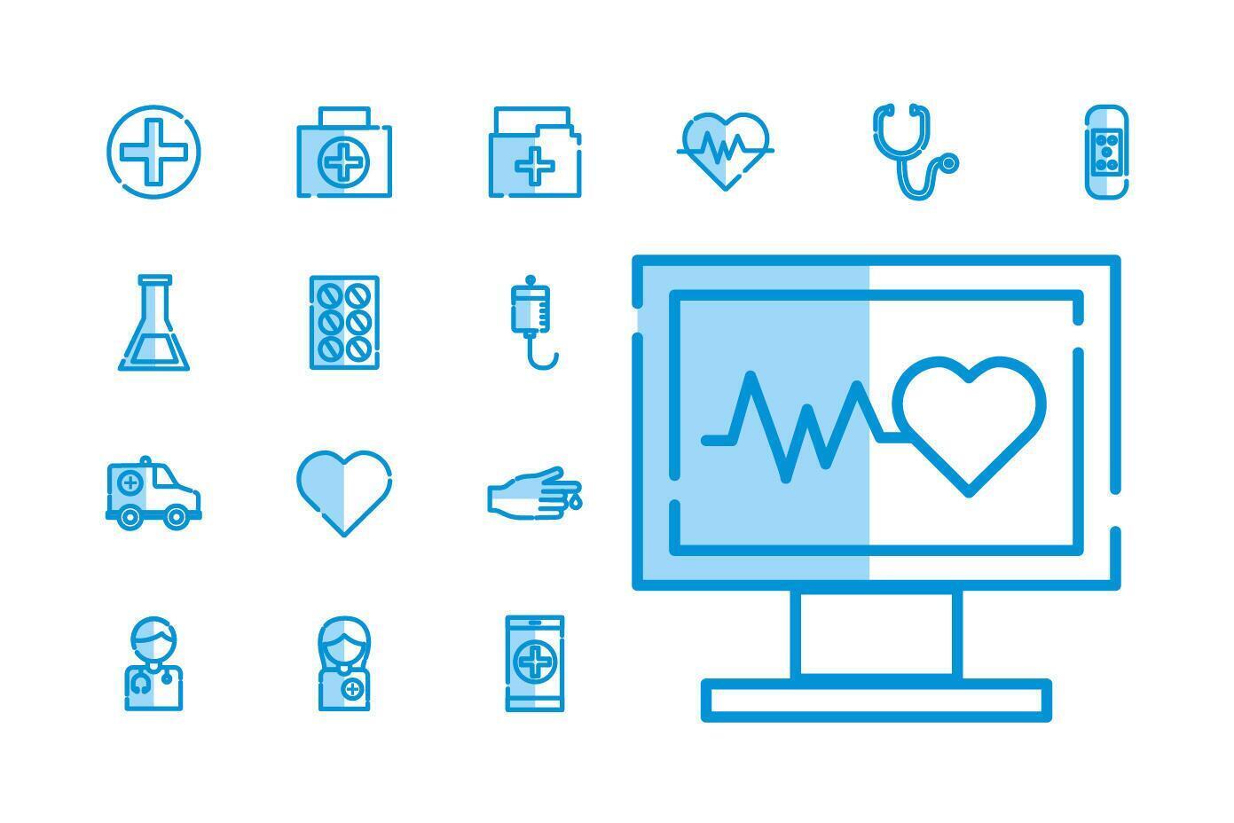 Isolated medical icon set vector design