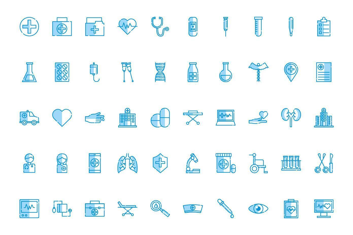 Isolated medical icon set vector design