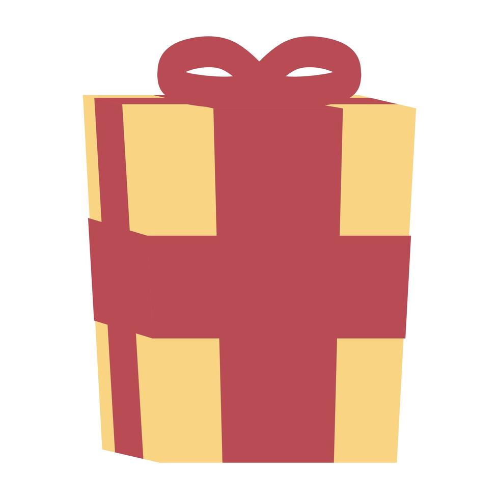 gift box present isolated icon vector