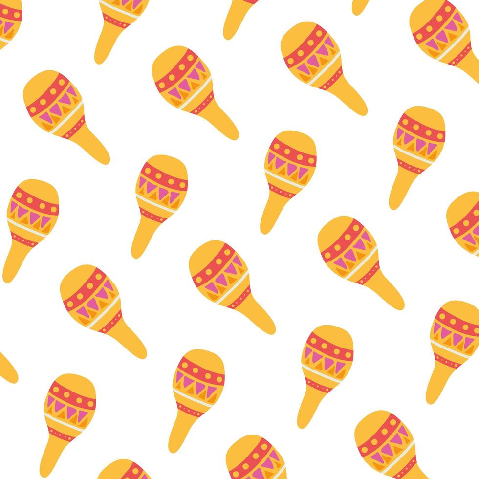 maracas latin instruments musical pattern vector