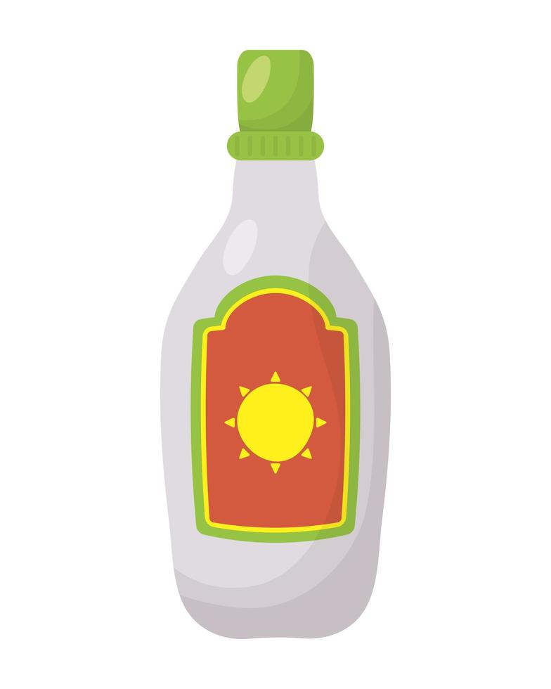 tequila bottle mexican isolated icon vector