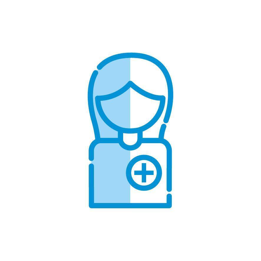 Isolated medical doctor icon vector design