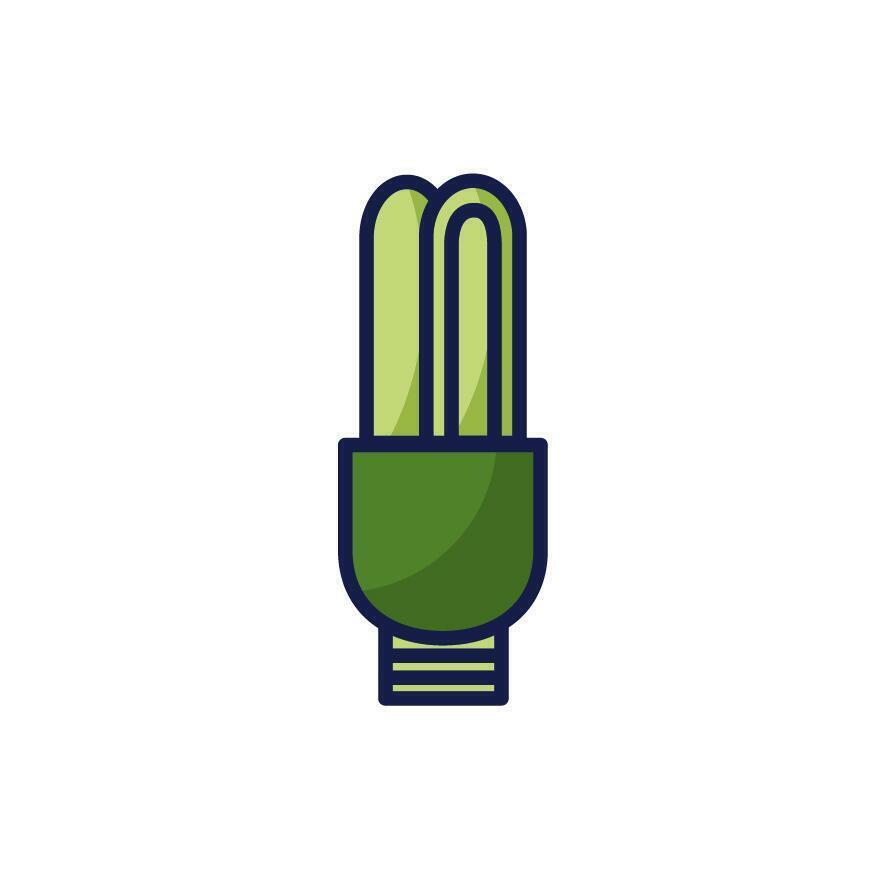 Isolated light bulb icon vector design