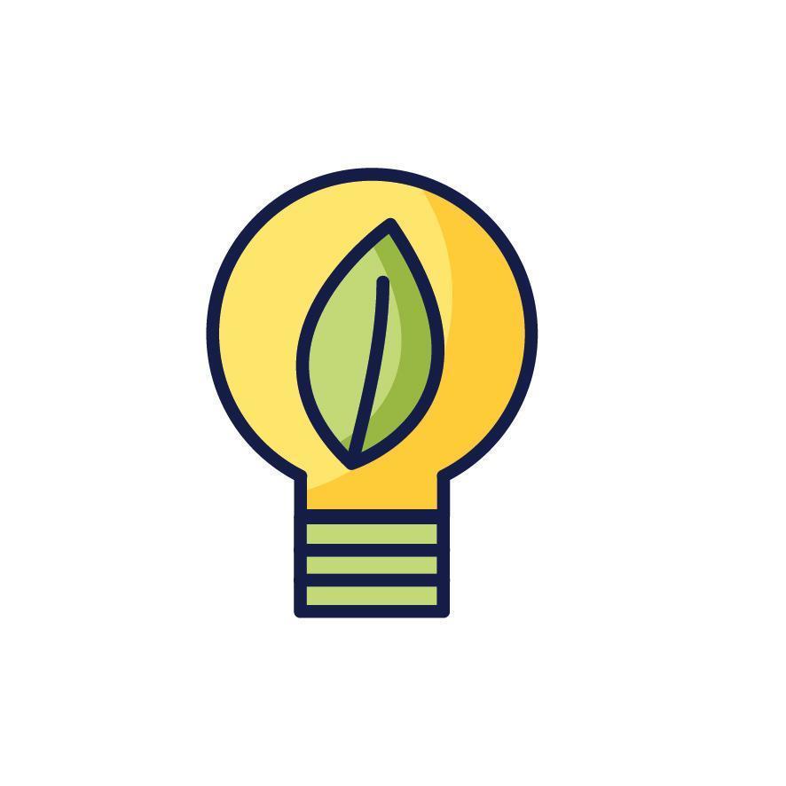 Isolated light bulb icon vector design