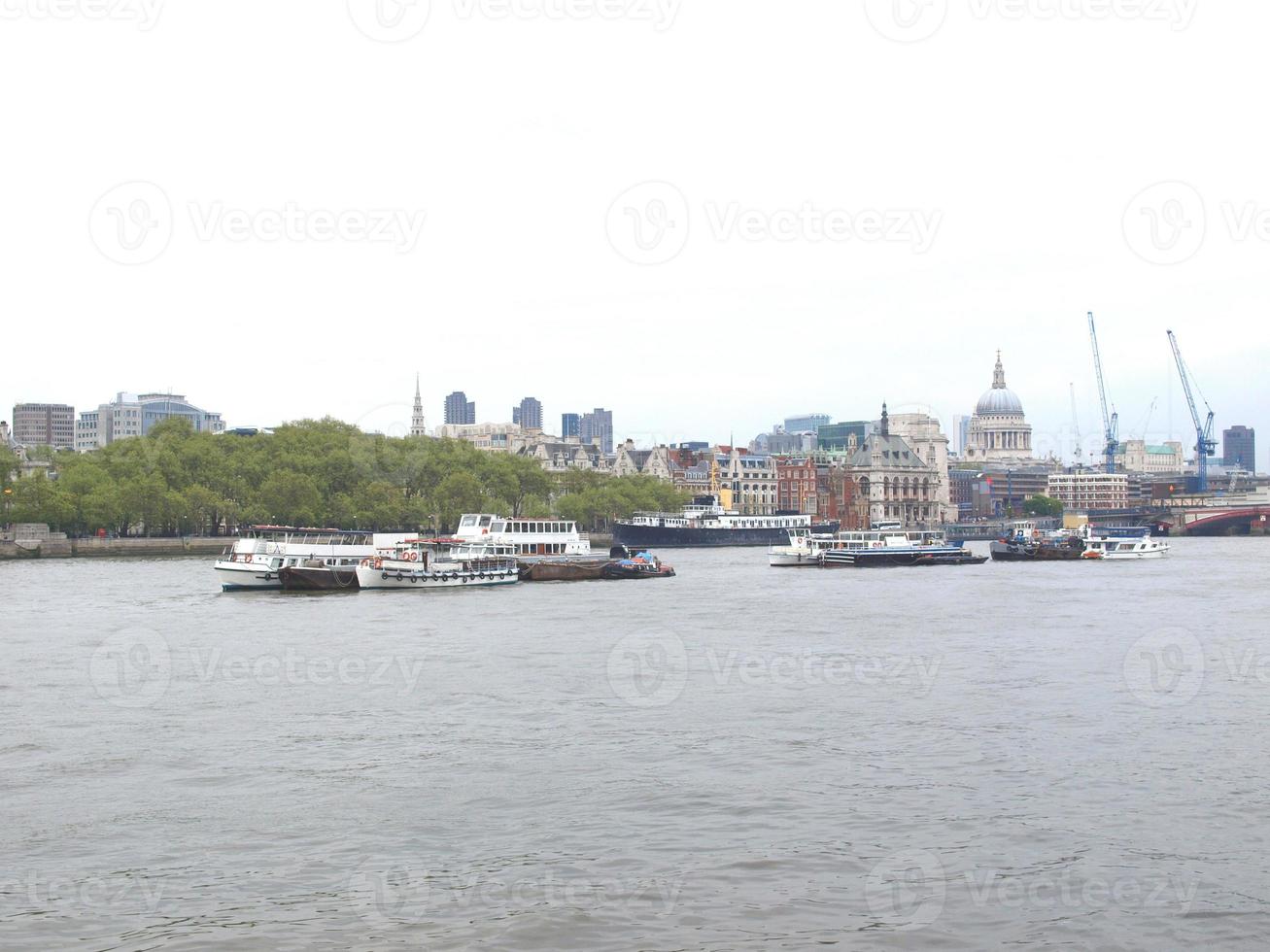 River Thames in London photo