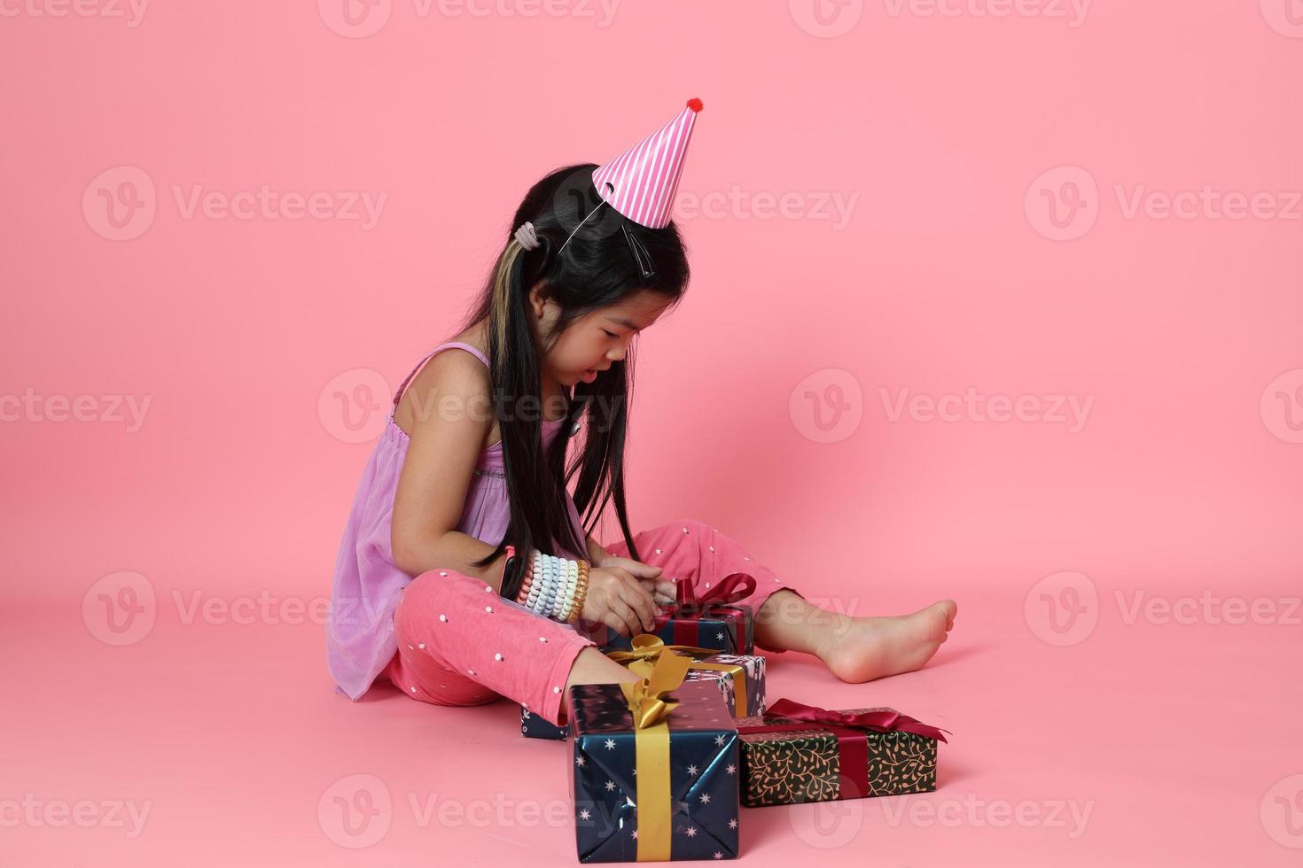 Girl with Present photo