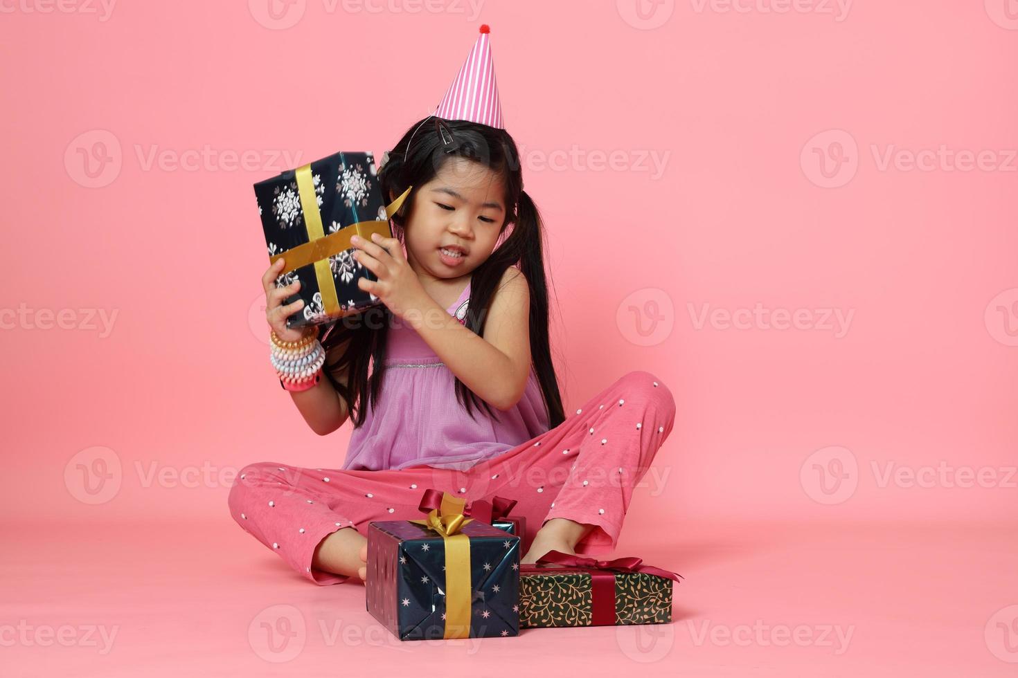 Girl with Present photo