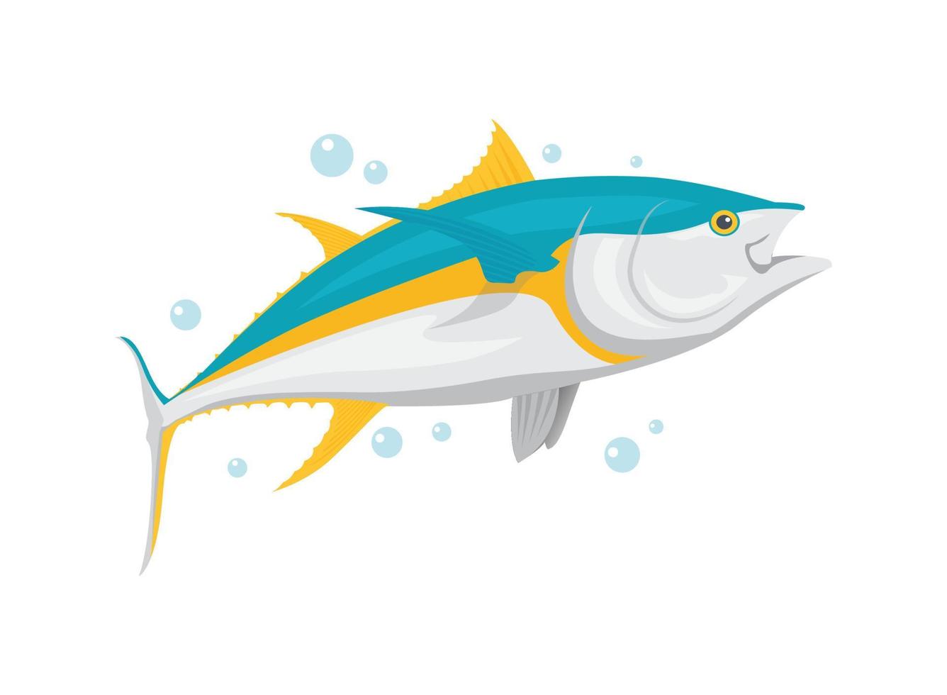 tuna fish vector