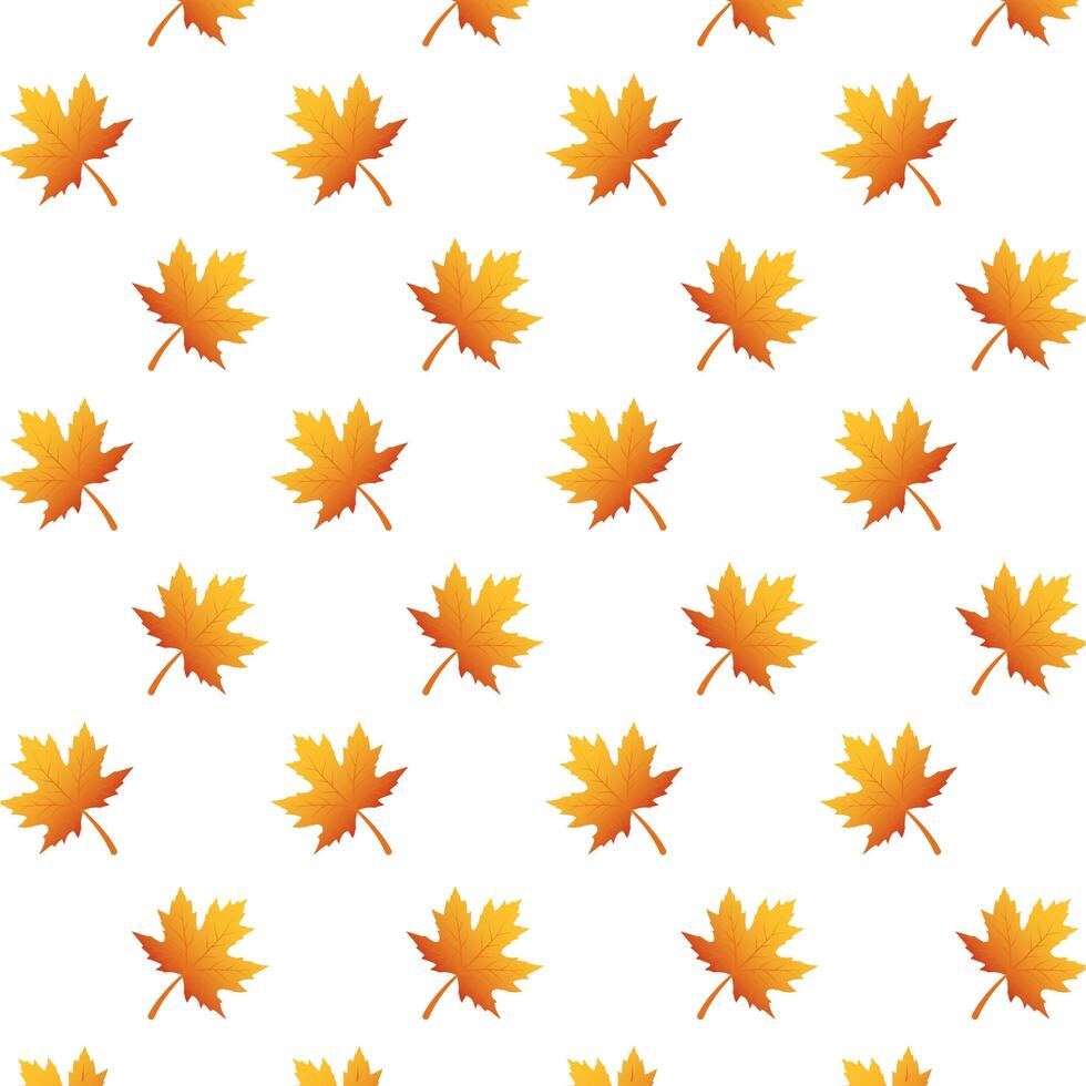 autumn leafs foliage seasonal pattern vector