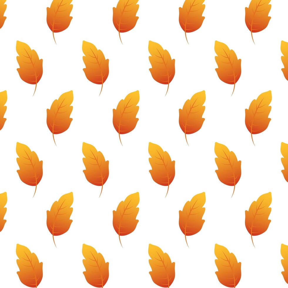 autumn leafs foliage seasonal pattern vector