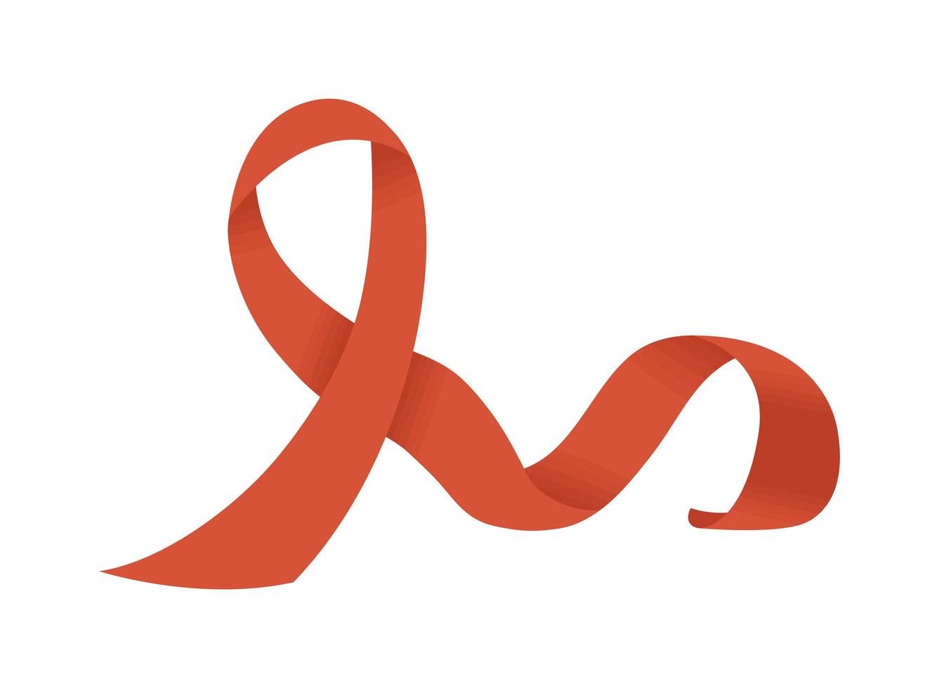 aids ribbon design vector