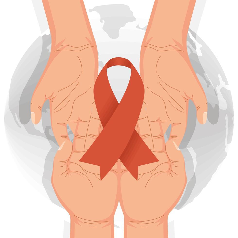 world aids day cartel vector
