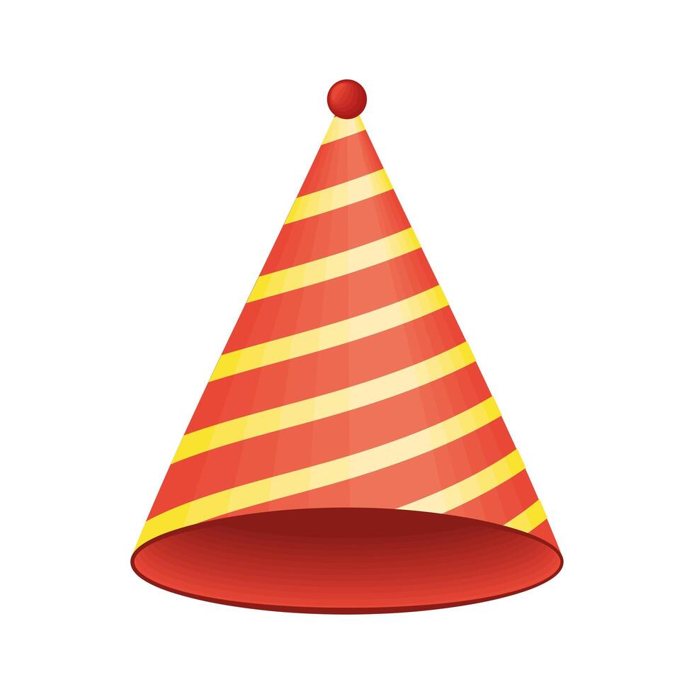 birthday hat design vector