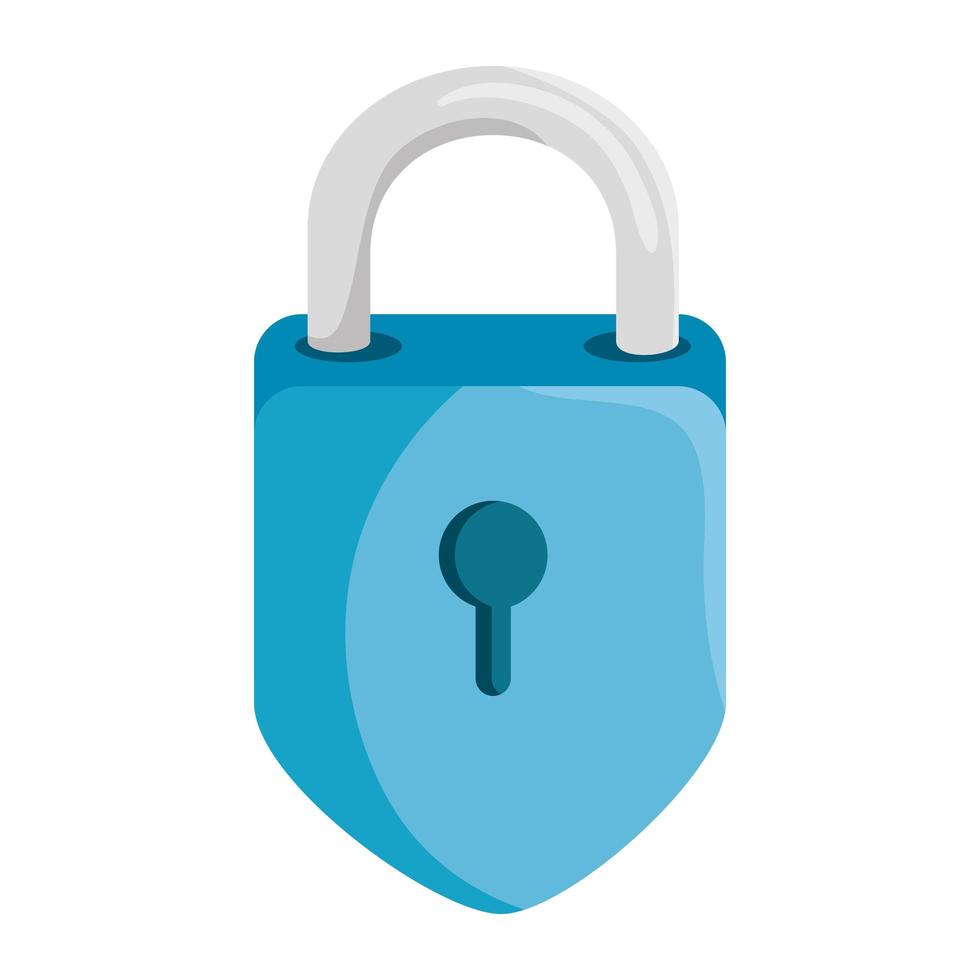 Isolated padlock icon vector design