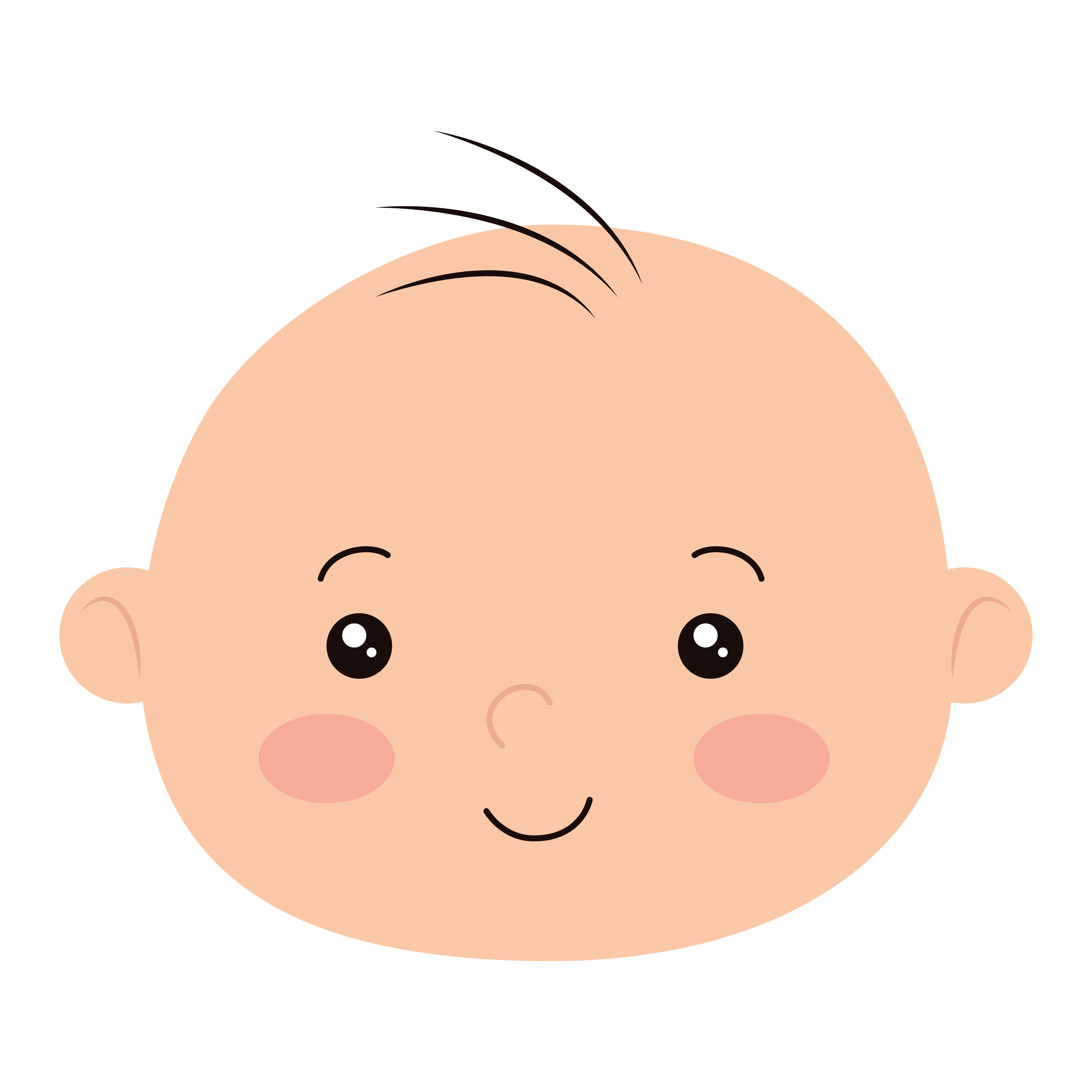 Baby Face Vector Art, Icons, and Graphics for Free Download