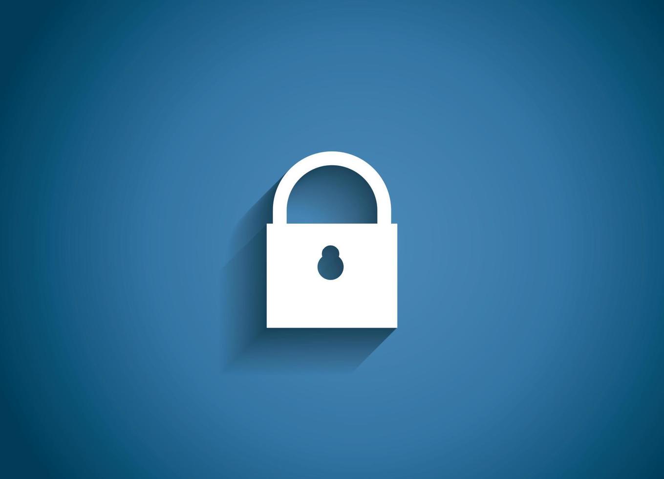 Security Glossy Icon Vector Illustration