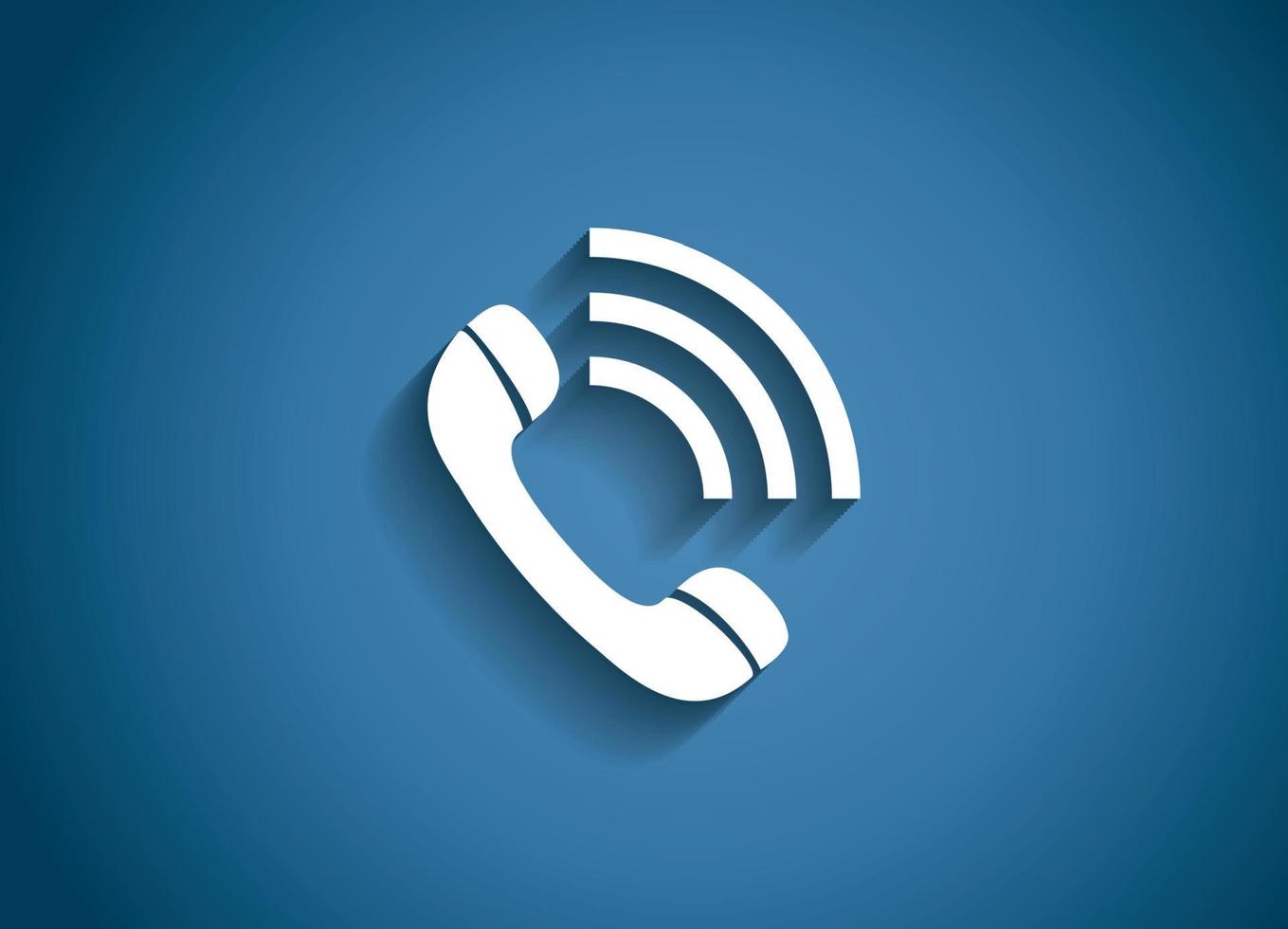 Phone Glossy Icon Vector Illustration