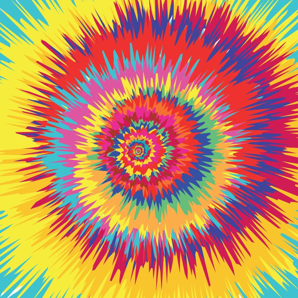 Colorful Abstract Psychedelic Art Background. Vector Illustratio