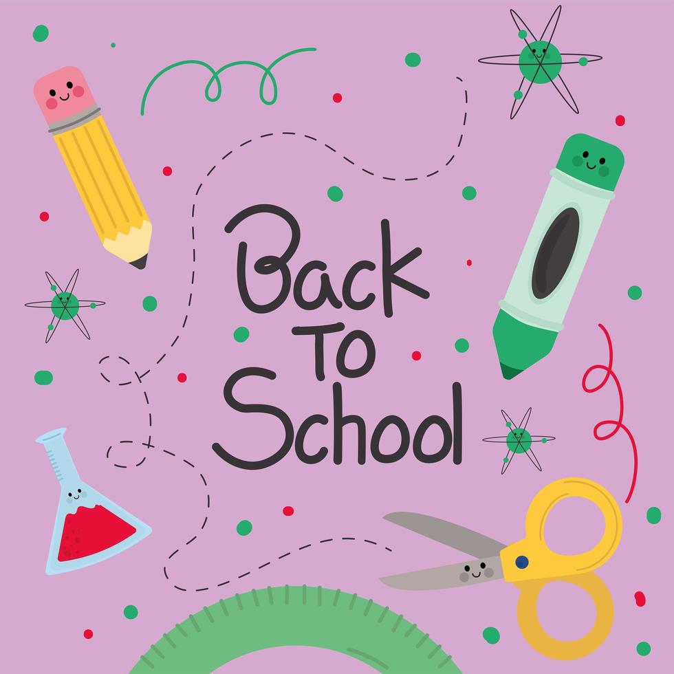 back to school vector