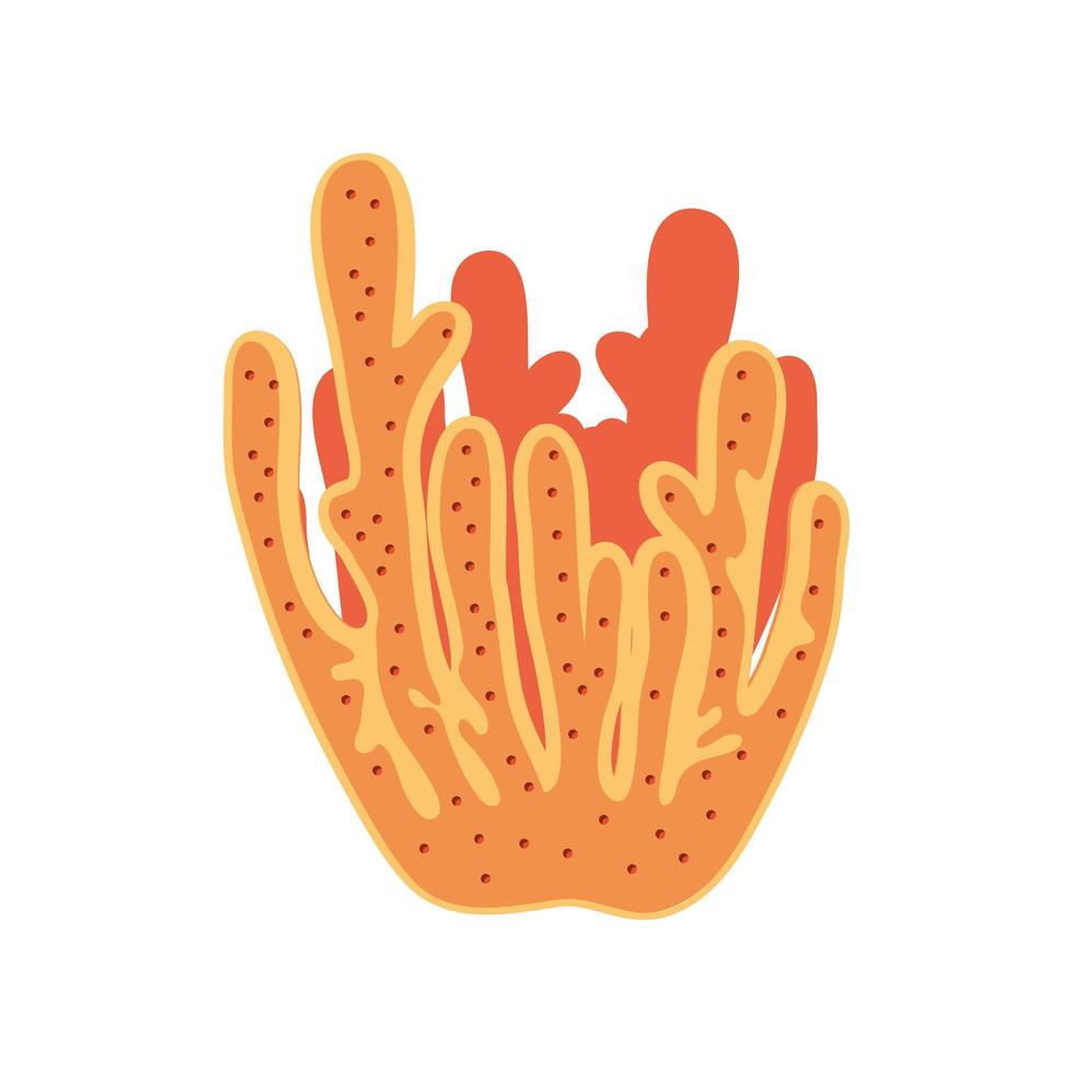 icono de coral de mar vector