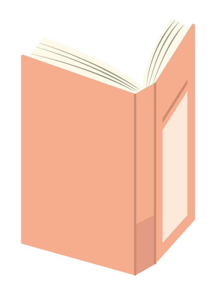 vector de libro aislado